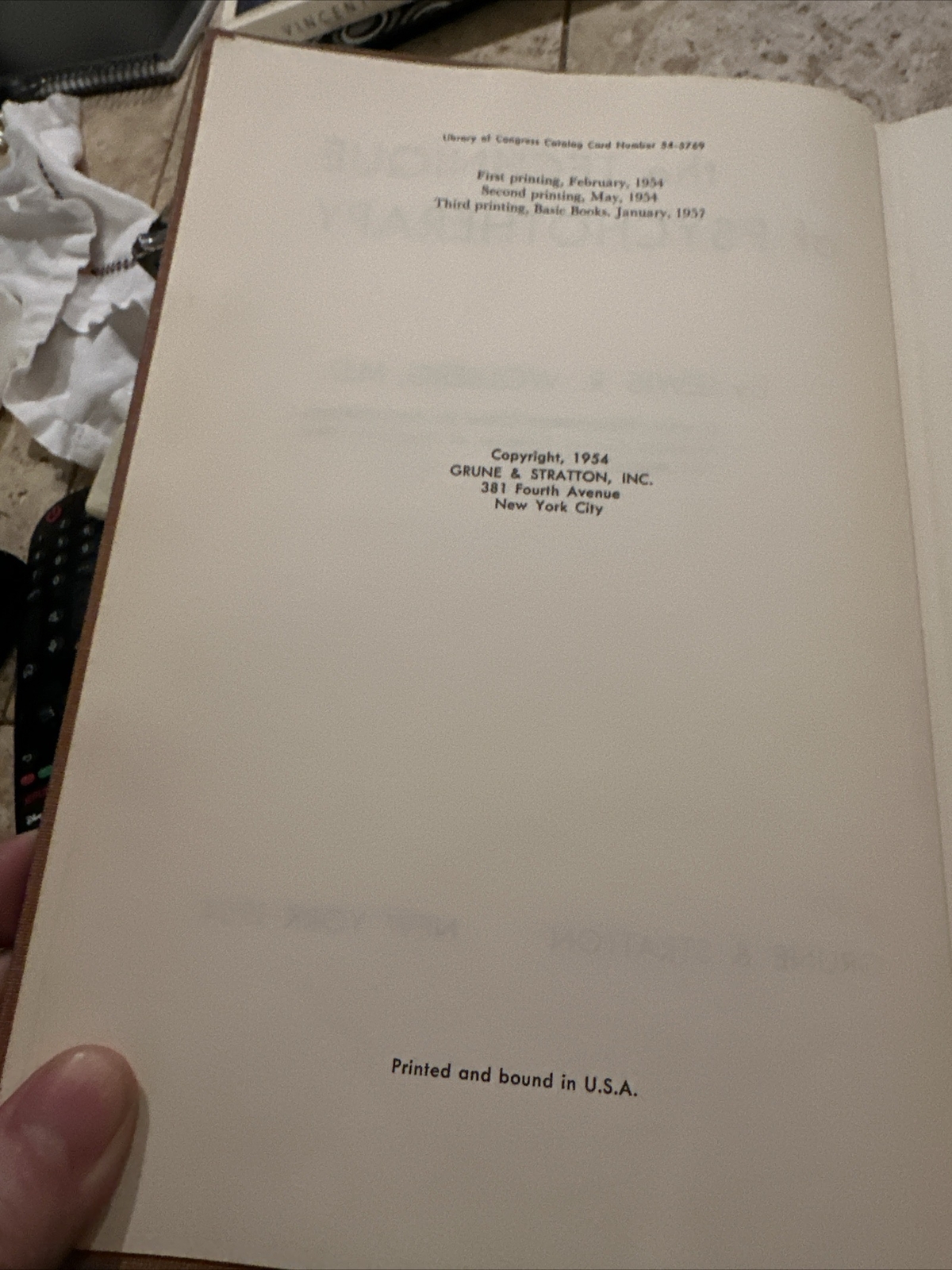 The Technique of Psychotherapy by Lewis R. Wolberg Vintage Hardcover