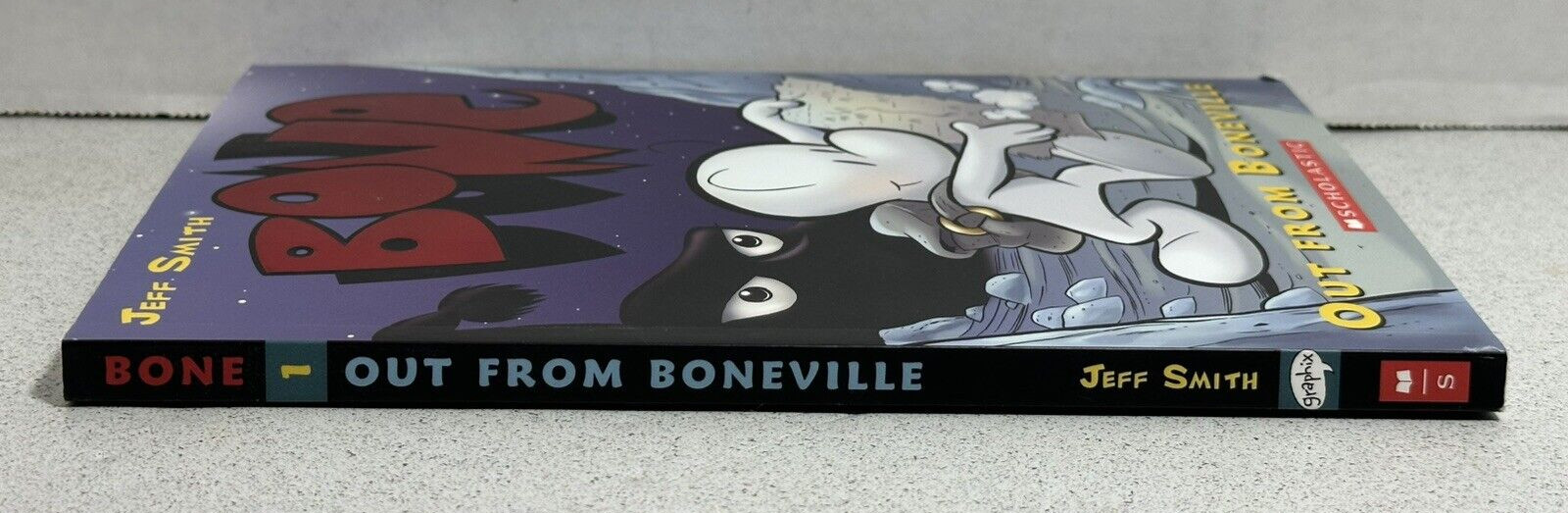 Out From Boneville Jeff Smith SIGNED w/ Artwork 2005 PB Graphic Novel Scholastic