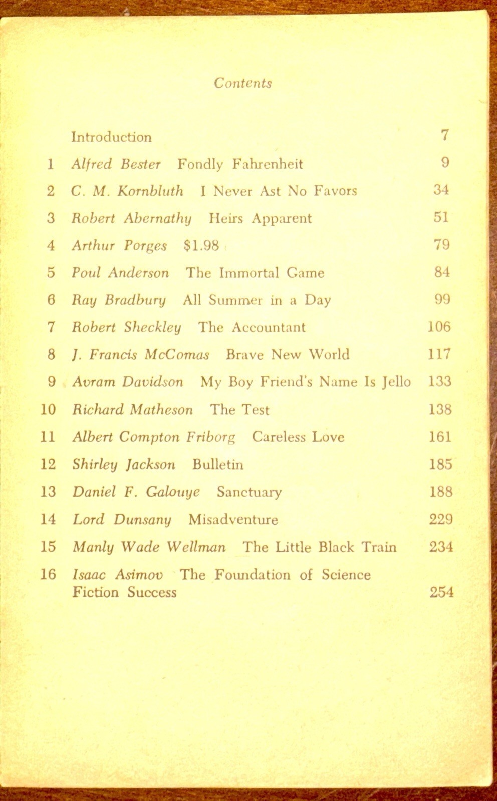 5 Vintage PBs: The Best From Fantasy & Science Fiction, Boucher (ed), 3, 4, 8-10