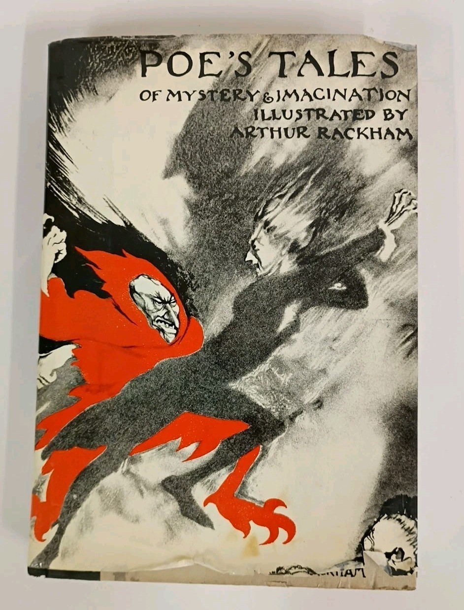 Vintage 1935 „POE’S TALES OF MYSTERY & IMAGINATION“ 317-Page Hardcover