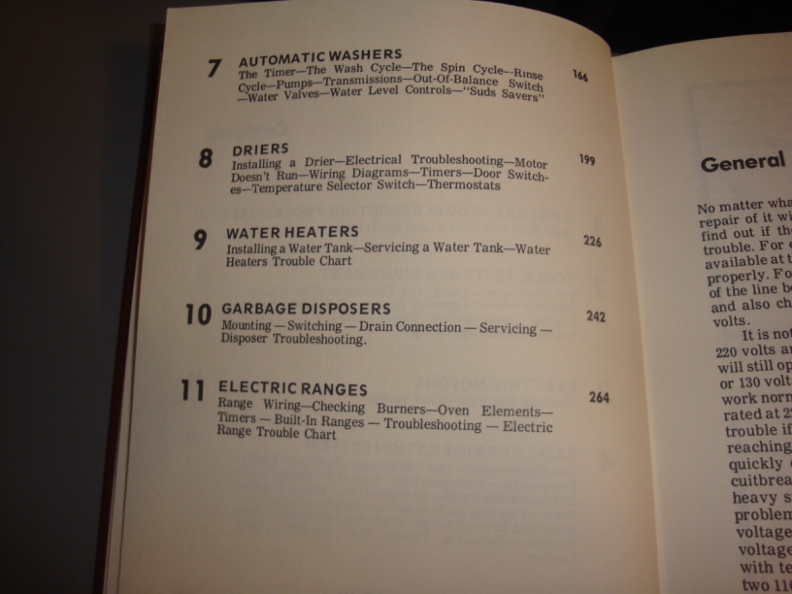 Major Appliance Repair Guide Hardcover TAB Books Lemons Homestead Survival