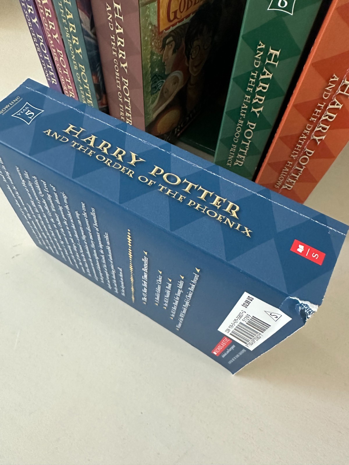 Harry Potter Paperback Boxset #1-7 by J. K. Rowling (2009, Hardcover)