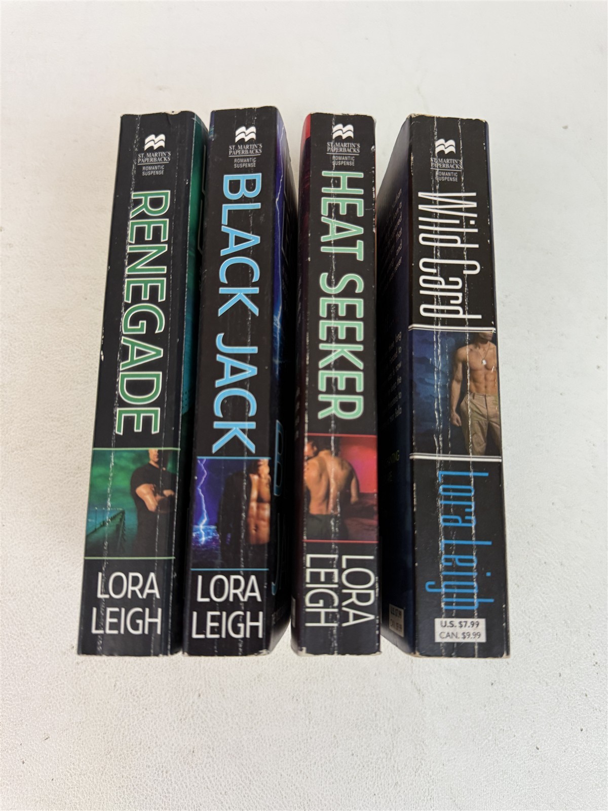 Lora Leigh * Lot Elite Ops Paperbacks Wild Card Heat Seeker Black Jack Renegade