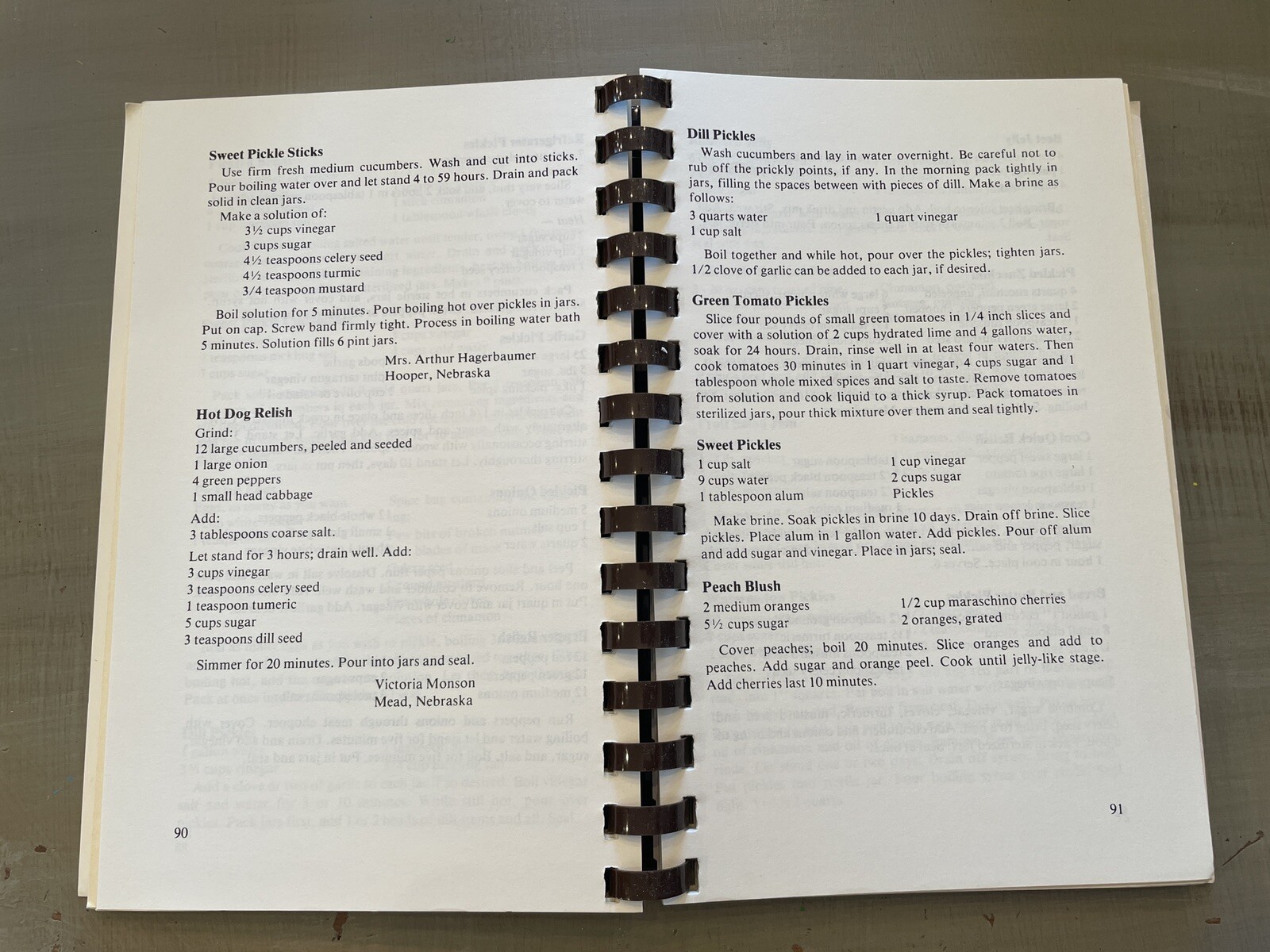 Vintage Cookbook 80s 1982 USA Midwest Nebraska 220+ Pages Fundraiser Spiral
