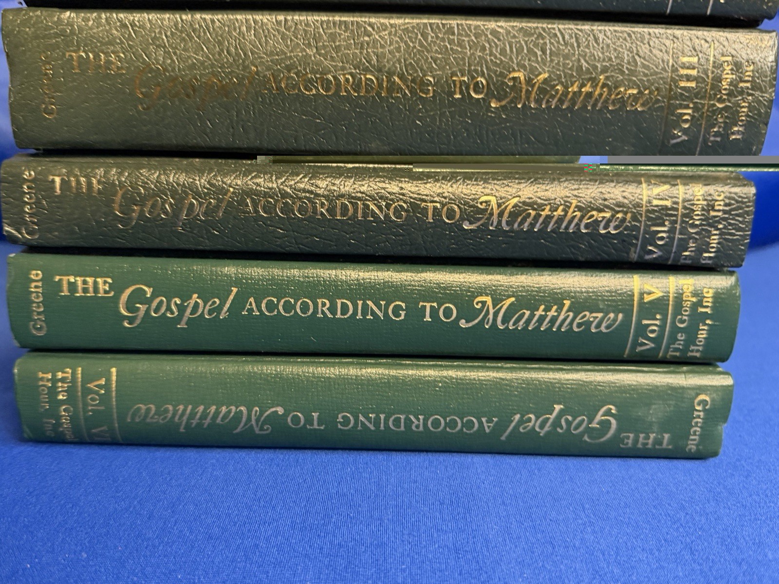 The Gospel According to Matthew 6 Vol. Set by Oliver B. Greene, Gospel Hour Inc.