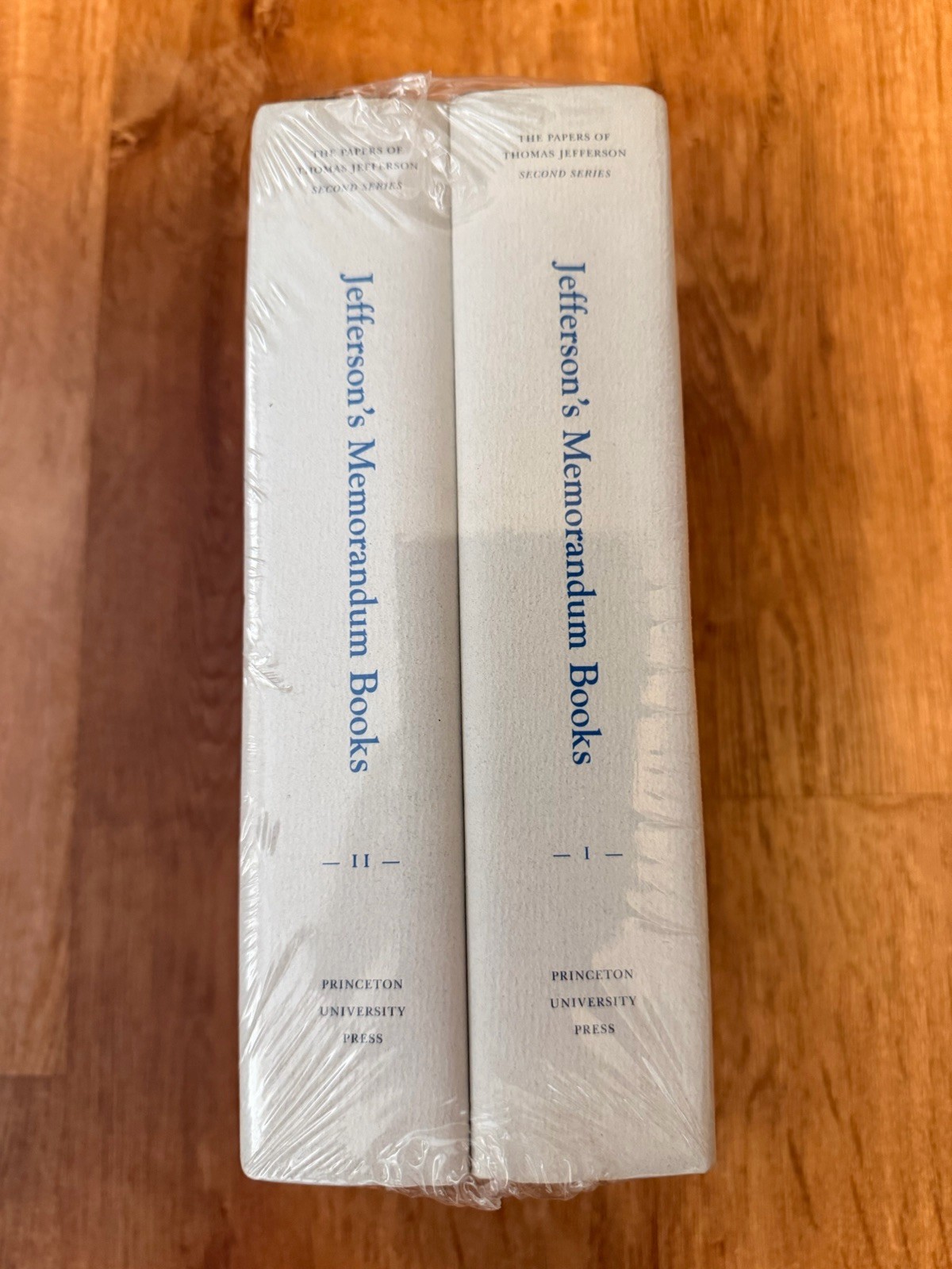 The Papers of Thomas Jefferson: Jefferson’s Memorandum Books HC Box Set 1988