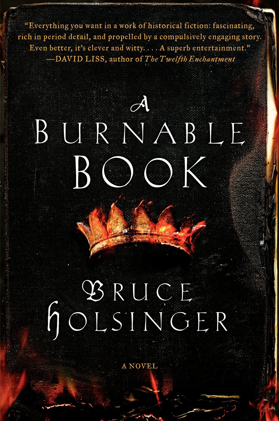 A Burnable Book: A Novel – hardcover Holsinger, Bruce