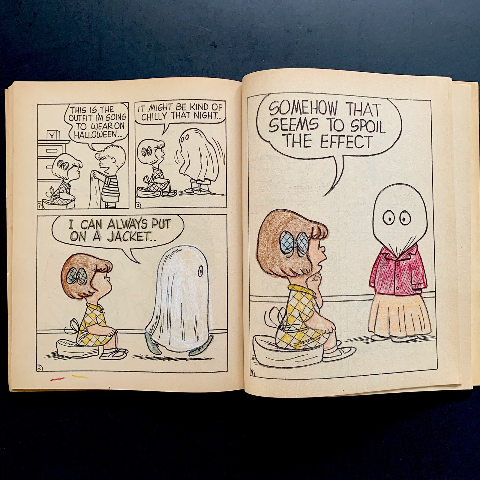 Vintage Coloring Book SNOOPY 1976 Peanuts Used 6 of 80 Pages Saalfield **READ**