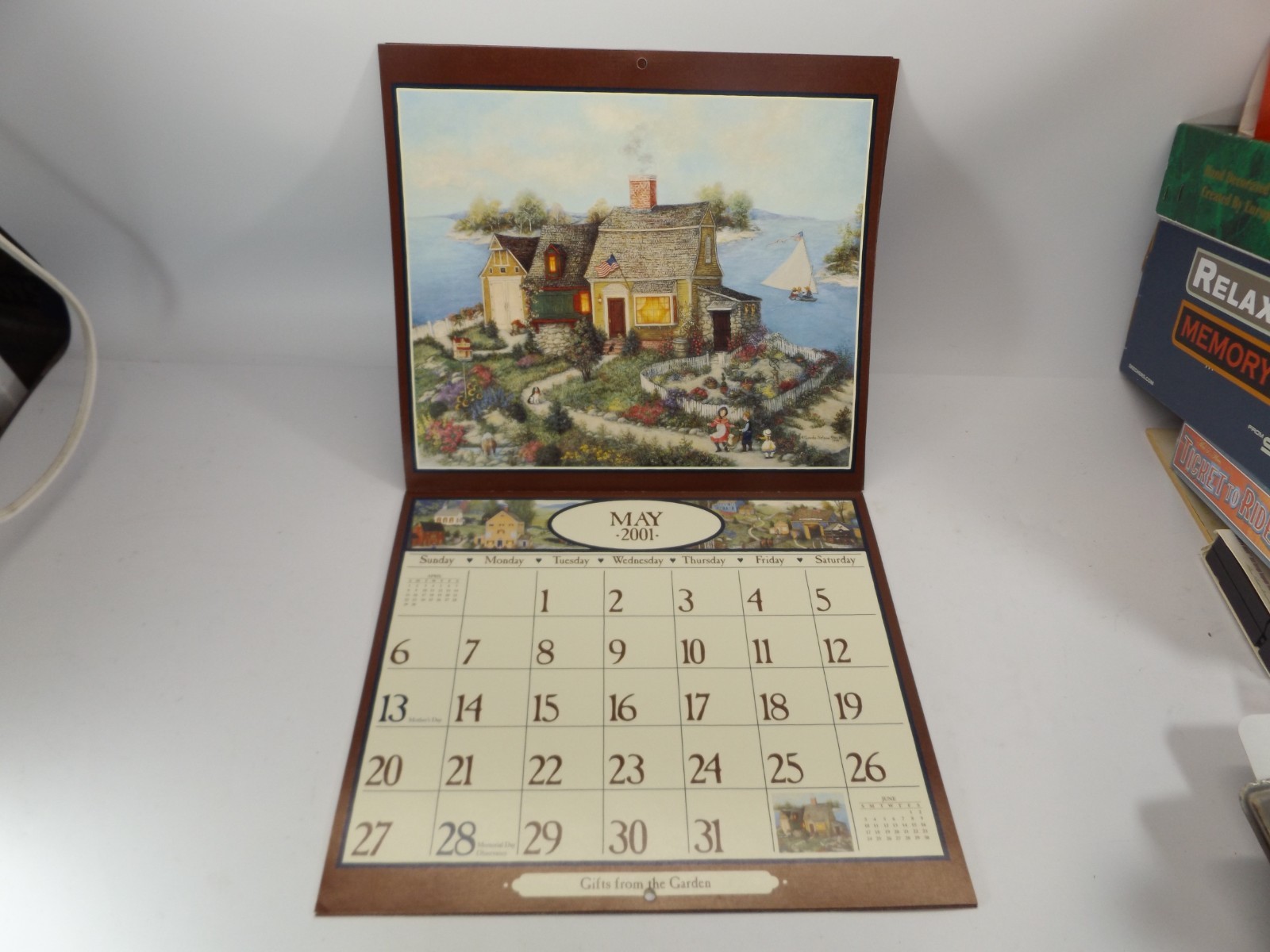 Calendar Lang Folk Art 2001 by Lang Inc. – Lang Holdings – See Description