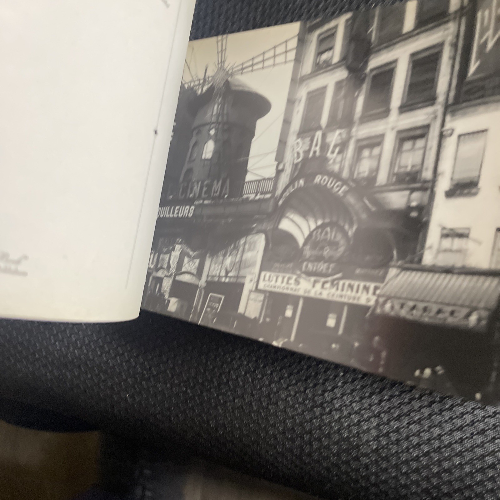 Paris in the 20s Postcard Book Unforgettable Romance 30 Eloquent photos 1st Prnt