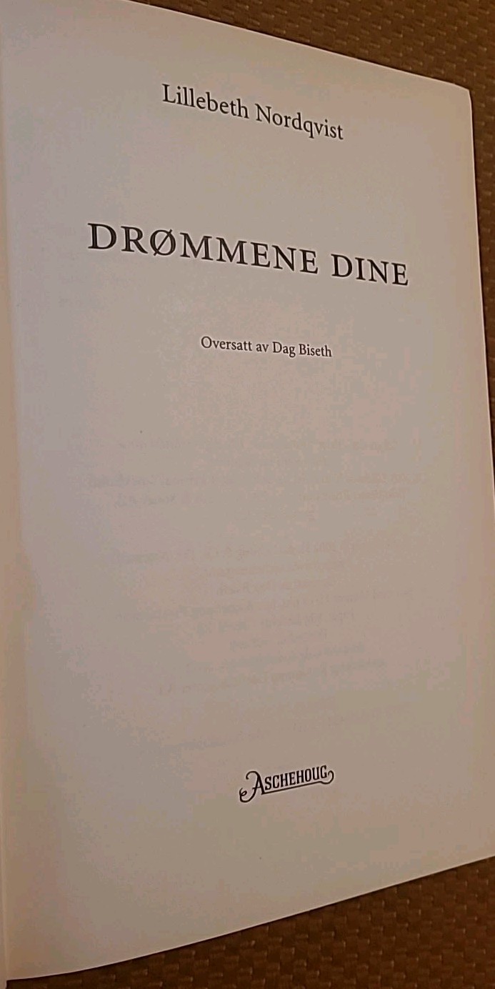 Drømmene dine hva er en drøm og hva kan den fortelle (2002, HCDJ) Bokmål Norwegi