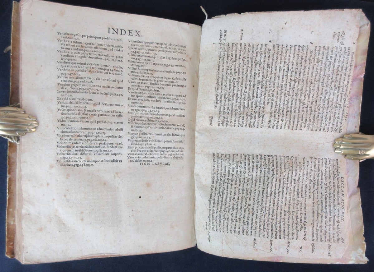 1575 De Olano Iuris comunis Roman Law Navarre Castille vellum Folio Very Scarce