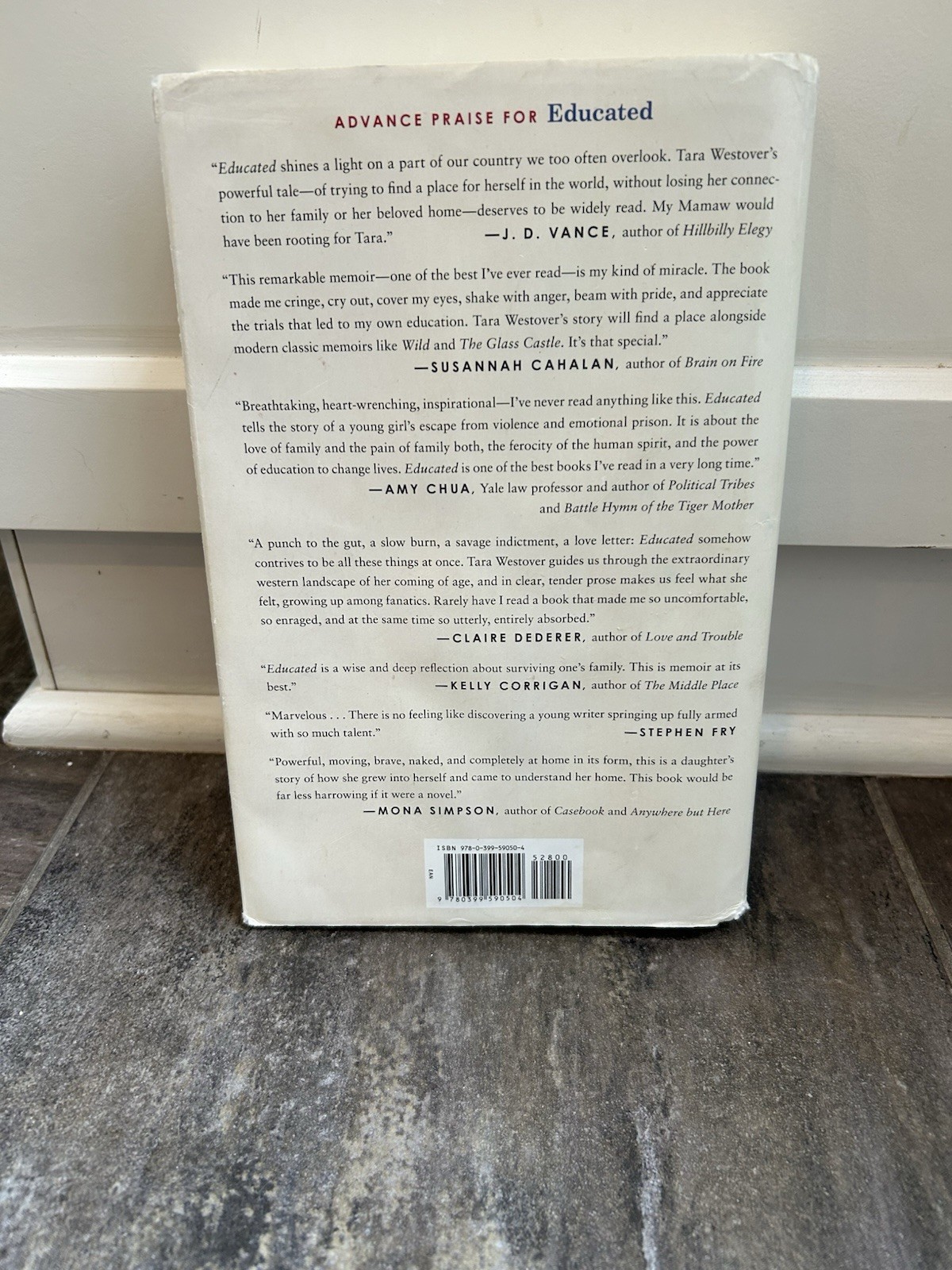 Educated : A Memoir by Tara Westover (2018, Hardcover)