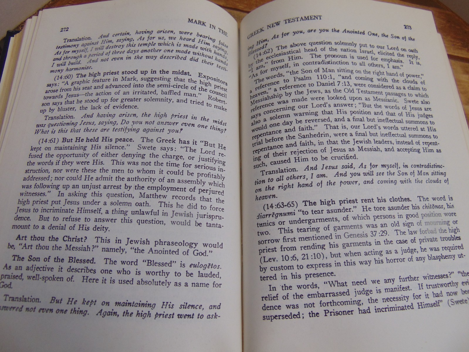 Word Studies in Greek New Testament Vol. 1 by Kenneth S. Wuest 1975 HC Eerdmans
