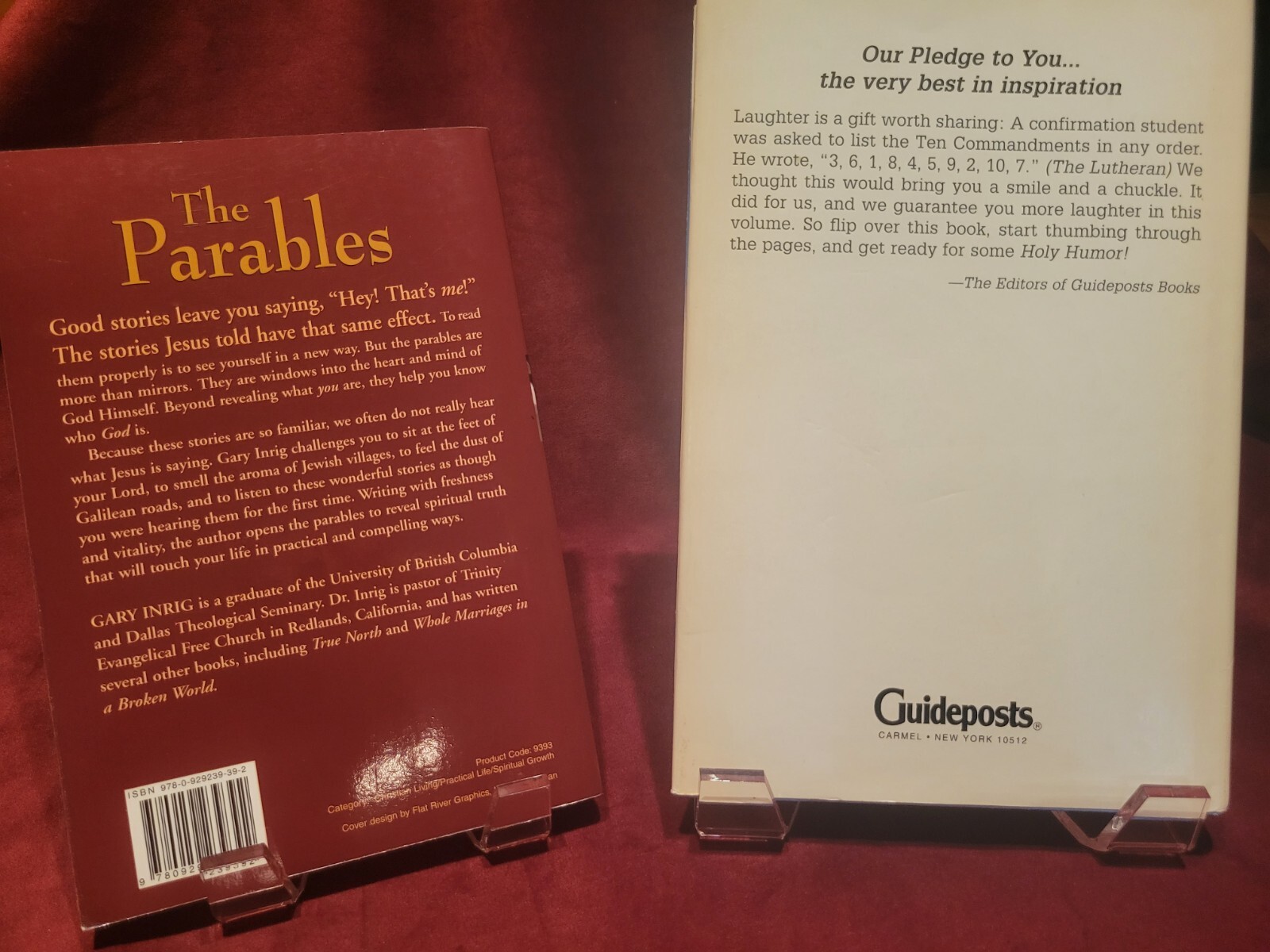 „Holy Humor“ & „The Parables“ Inspirational Wit & Understanding. 2 Volumes.