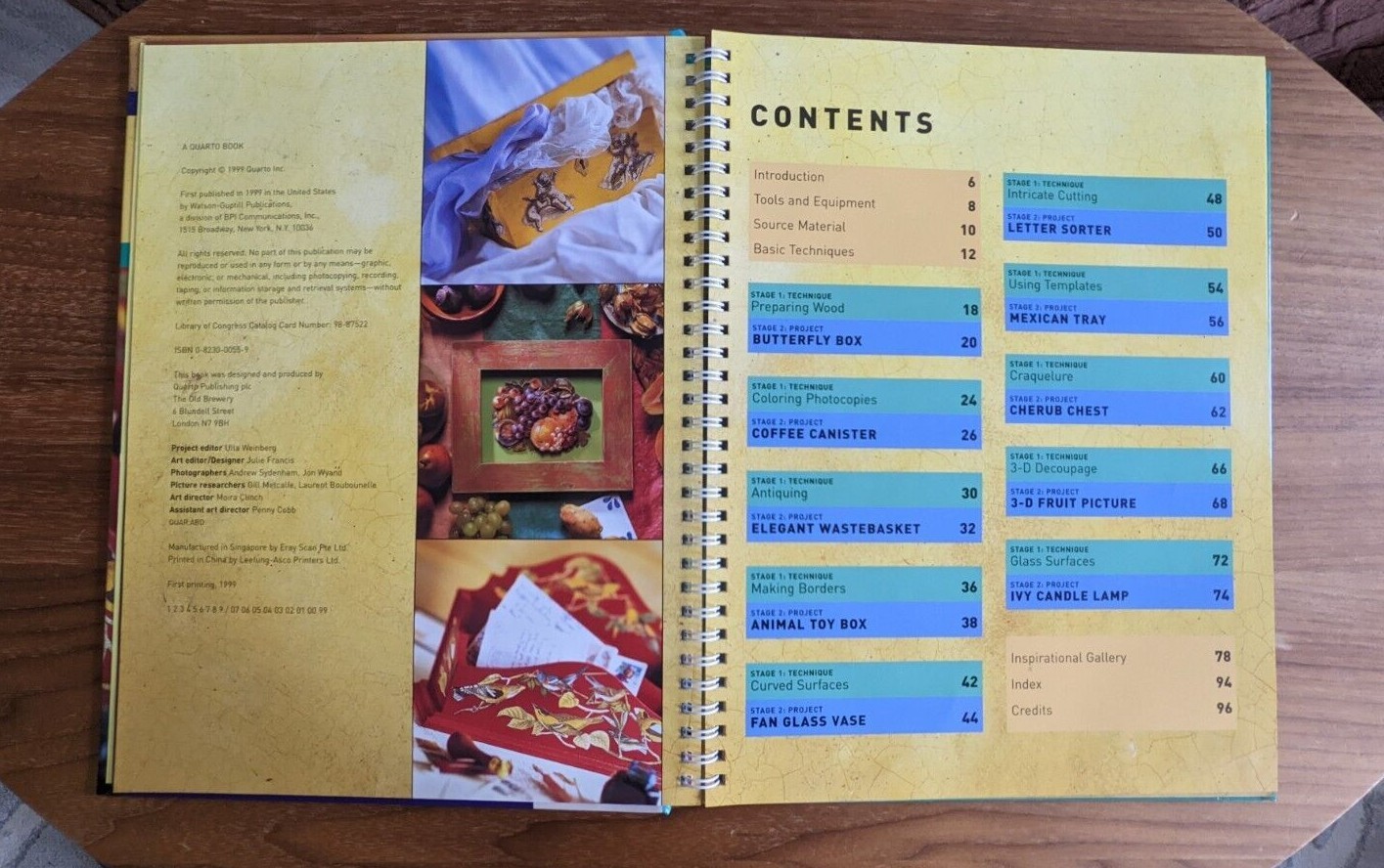 Absolute Beginner’s Decoupage by Alison Jenkins step-by-step guide craft book