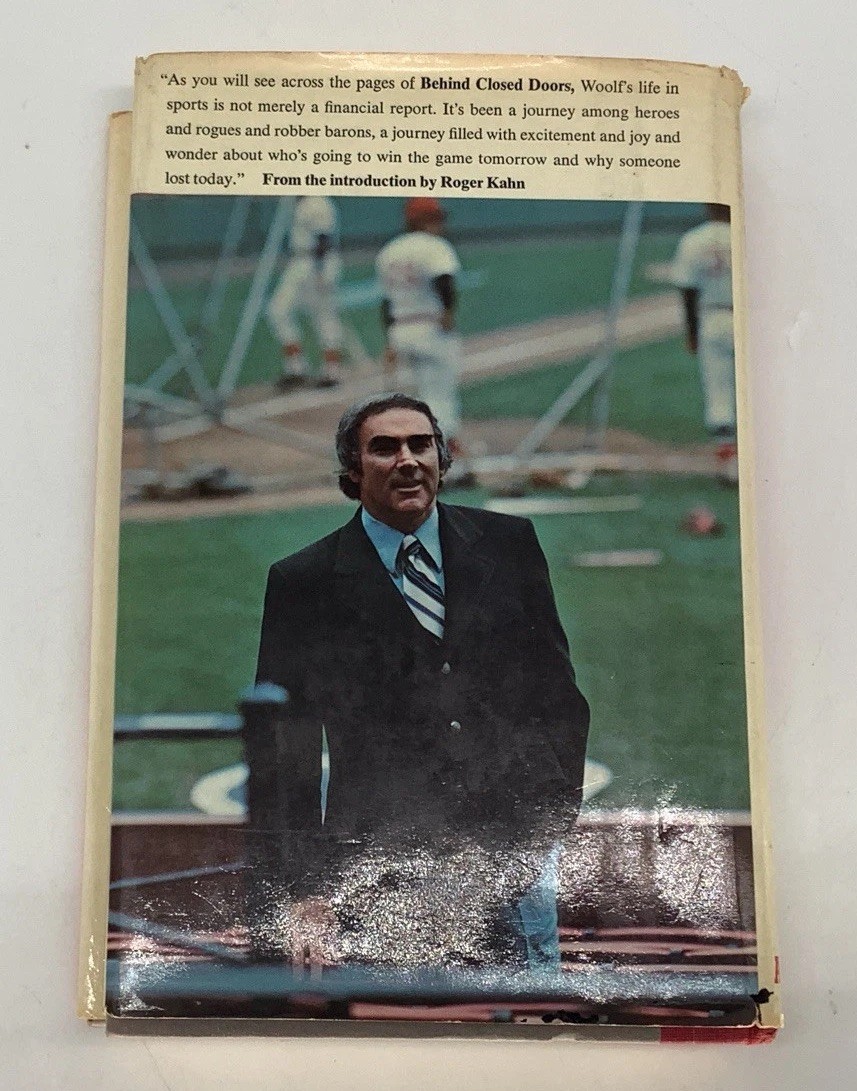 Bob Woolf Behind Closed Doors Signed 1st Edition 1976 Inscribed To Herb Mann