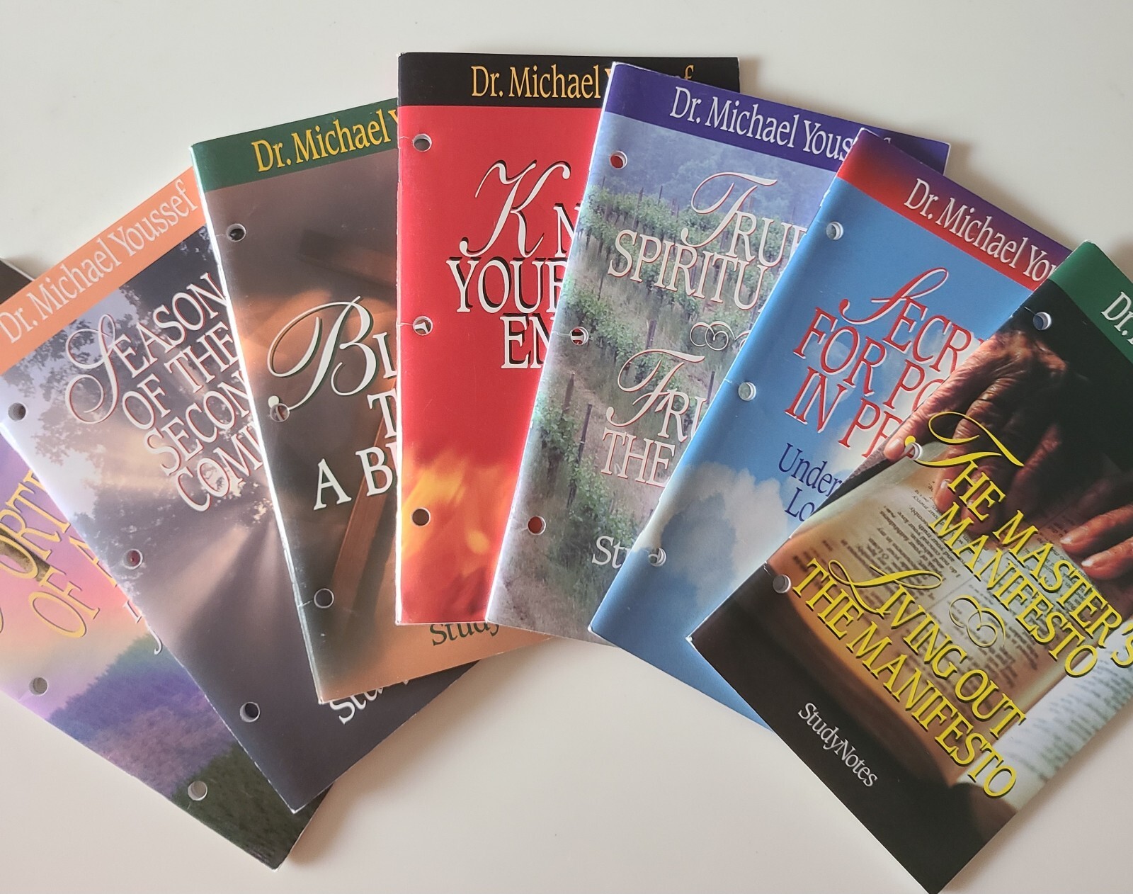 Michael Youssef 23 Lot of Study Notes from Moses – the 2nd Coming & More ~ VG