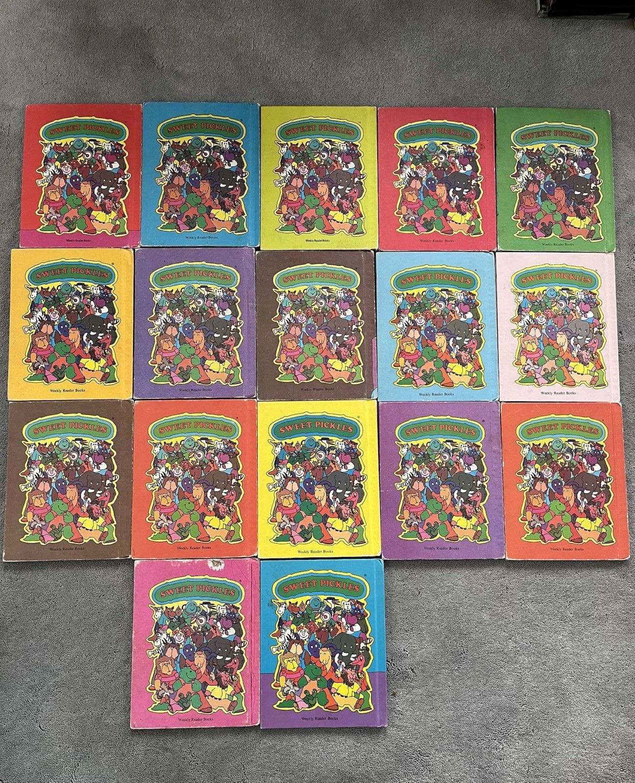25 Vintage Sweet Pickles Books Kids Hardcover – 1970s