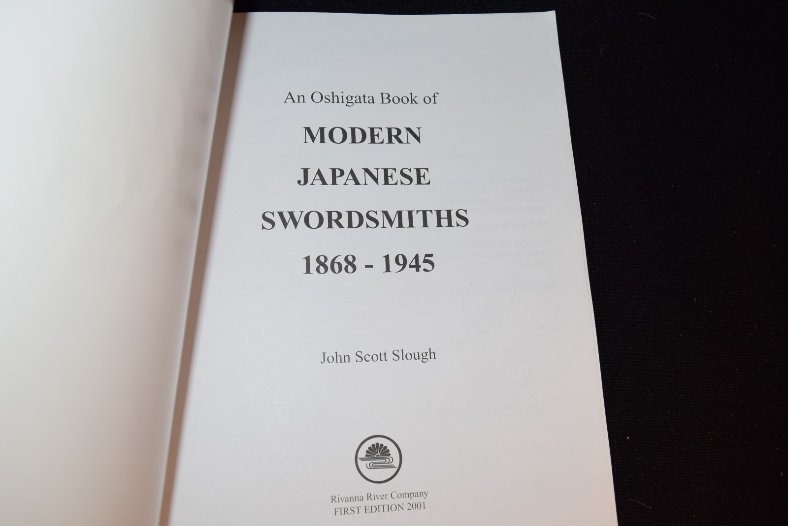 Japanese Swordsmiths 1868 to 1945 Book VGC Rare 1st Ed