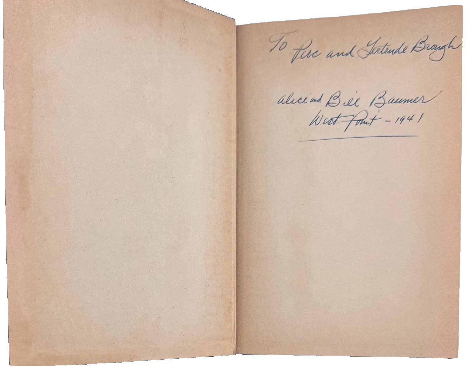NOT ALL WARRIORS William Baumer SIGNED 1ST! Hardcover 1941 Famous West Pointers