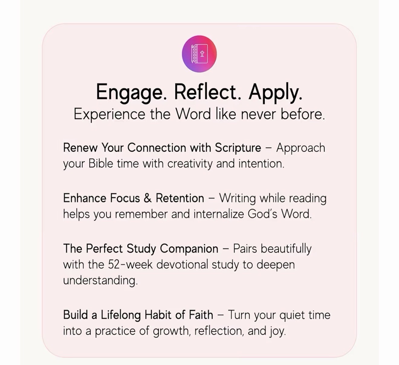 Official Spiral Bible® The Bible in a Year | 52 Week Guided Bible Study – NEW