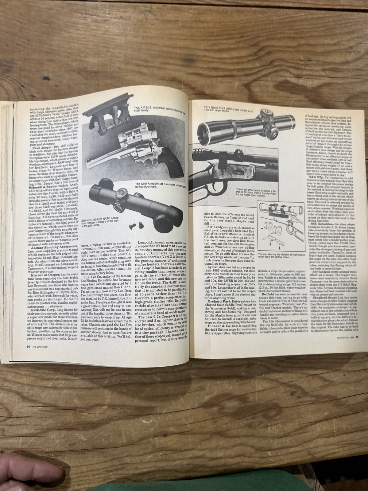 Vintage Gun Digest 1986 40th Annual Edition Ken Warner