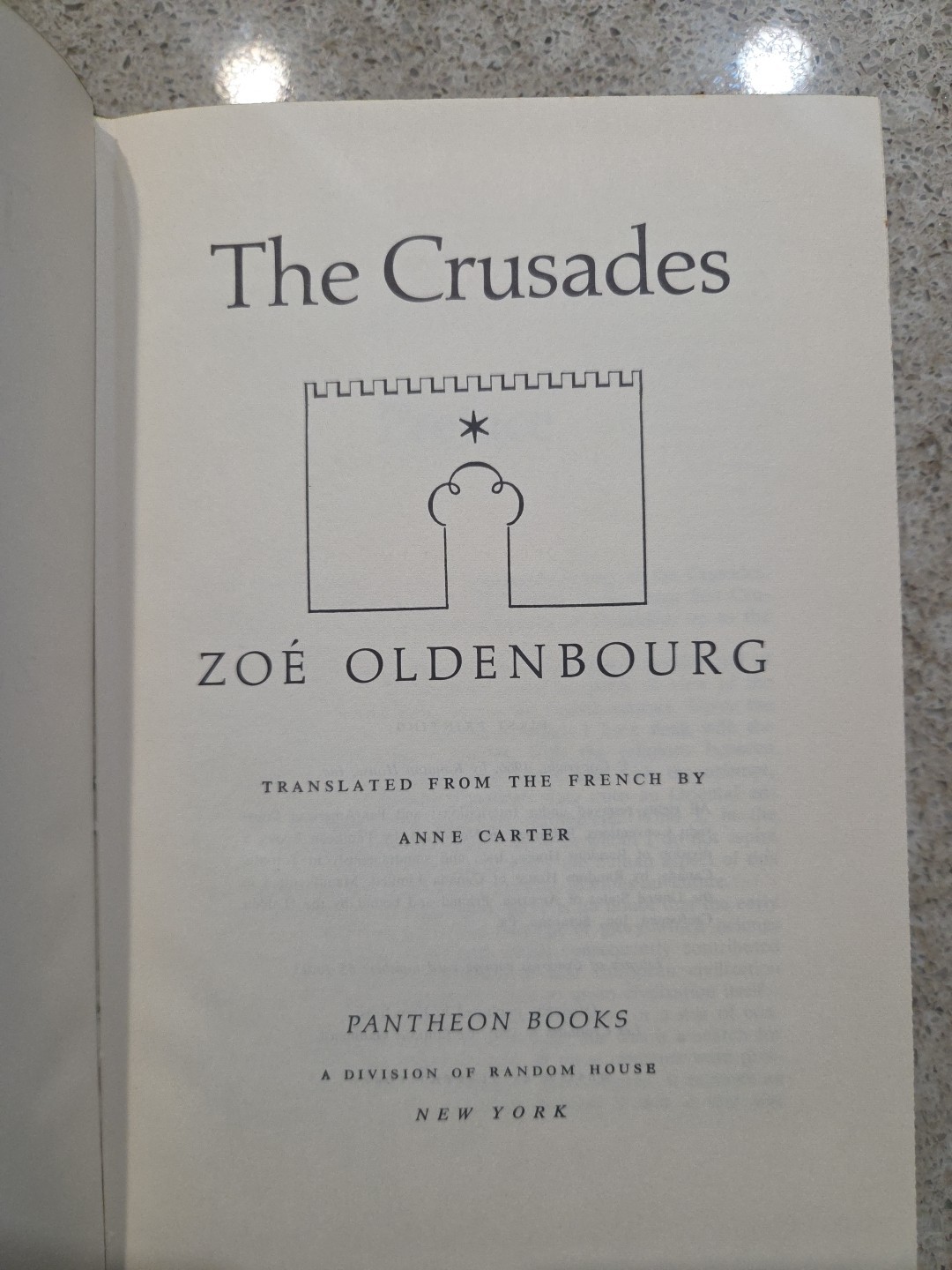 1st Printing Of The Crusades By Zoe Oldenbourg