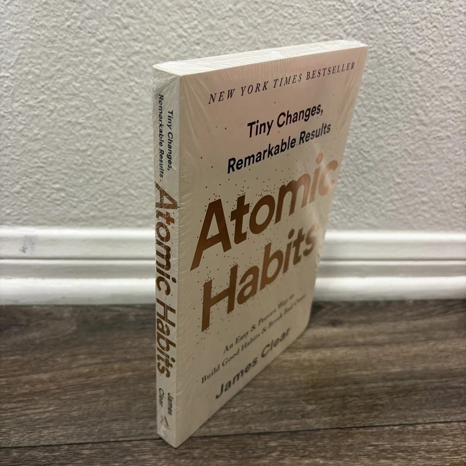 *Atomic Habits* Paperback by James Clear Build Good Habits & Break Bad Ones…