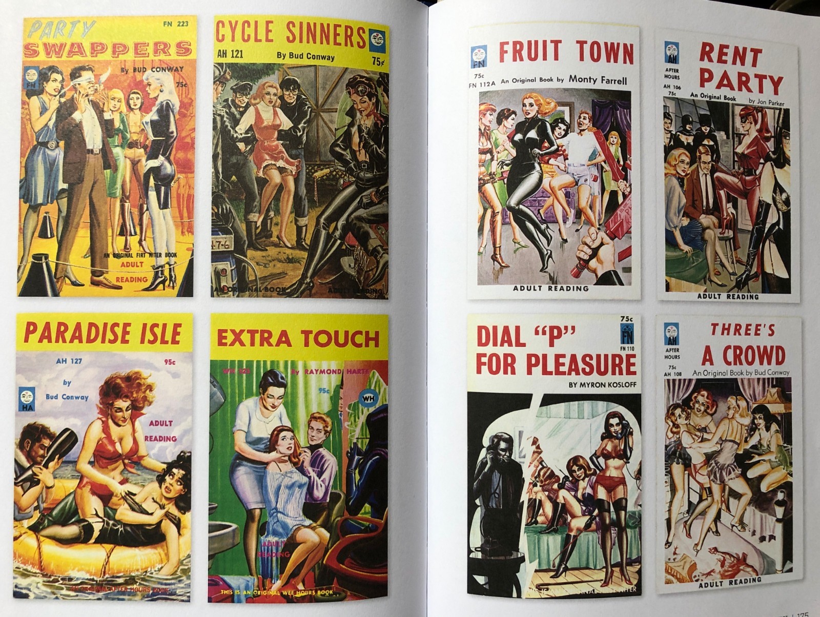 Eric Stanton, Steve Ditko, Bettie Page, Irving Klaw, John Willie,Charles Guyette