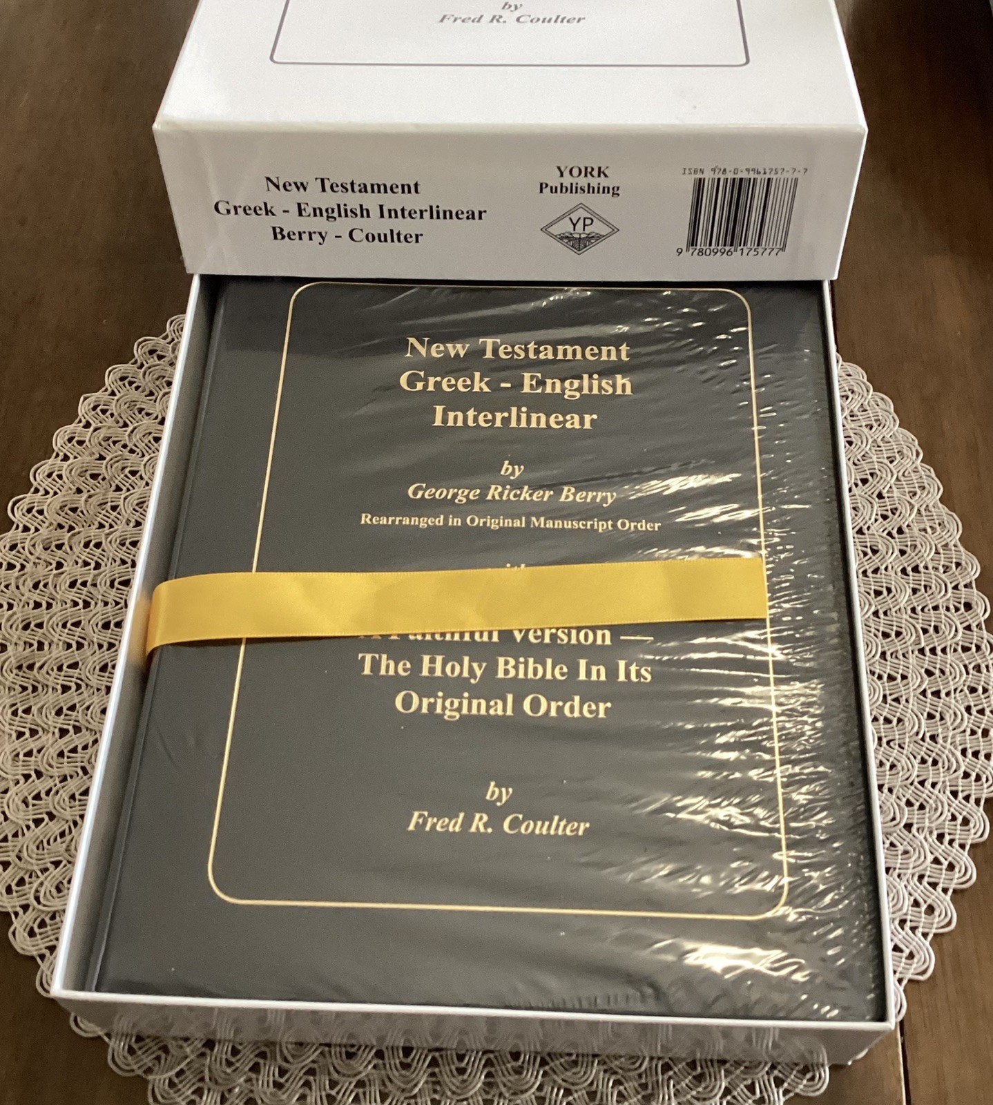 New Testament Greek English Interlinear Bible George R. Berry, Fred R. Coulter