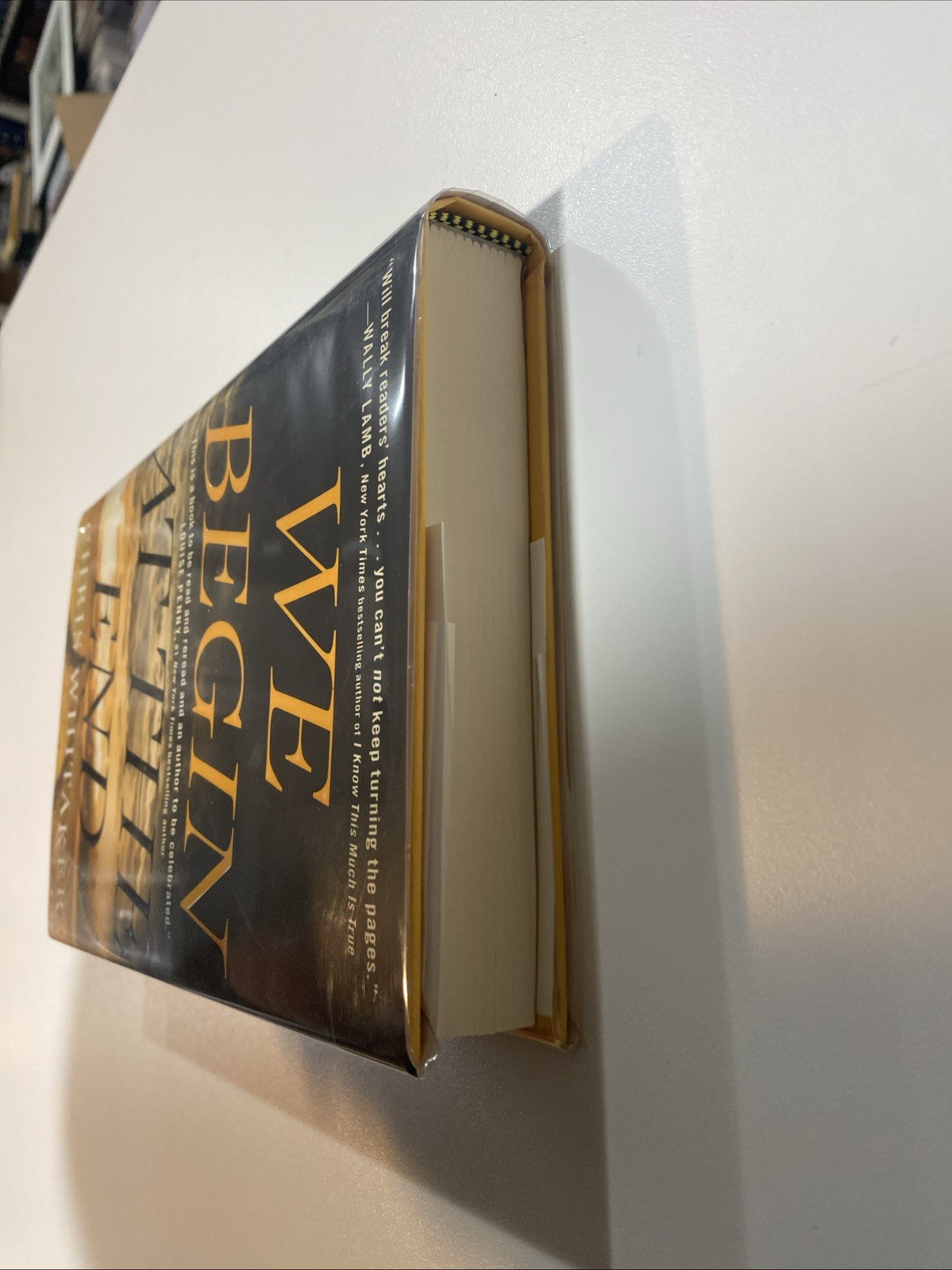 We Begin at the End by Chris Whitaker (2021, Hardcover) First Edition 1st Print