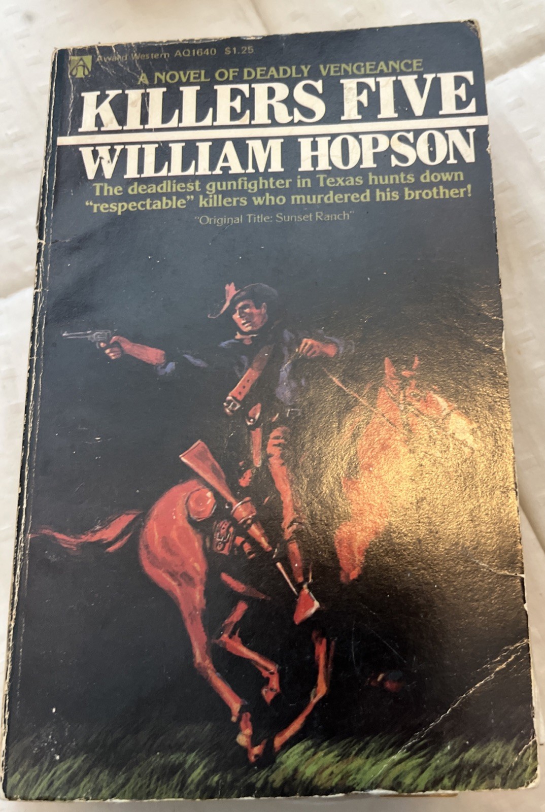 Lot Of 10 Vintage Western Paperback Books (See Photos For Titles) S17