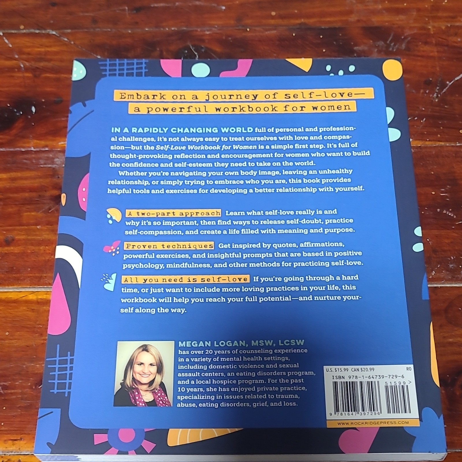 Self-Love Workbook for Women by Megan Logan Trade Paperback Self-Help