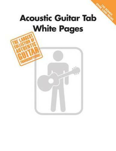 Acoustic Guitar Tab White Pages – Paperback By Hal Leonard Corp. – GOOD