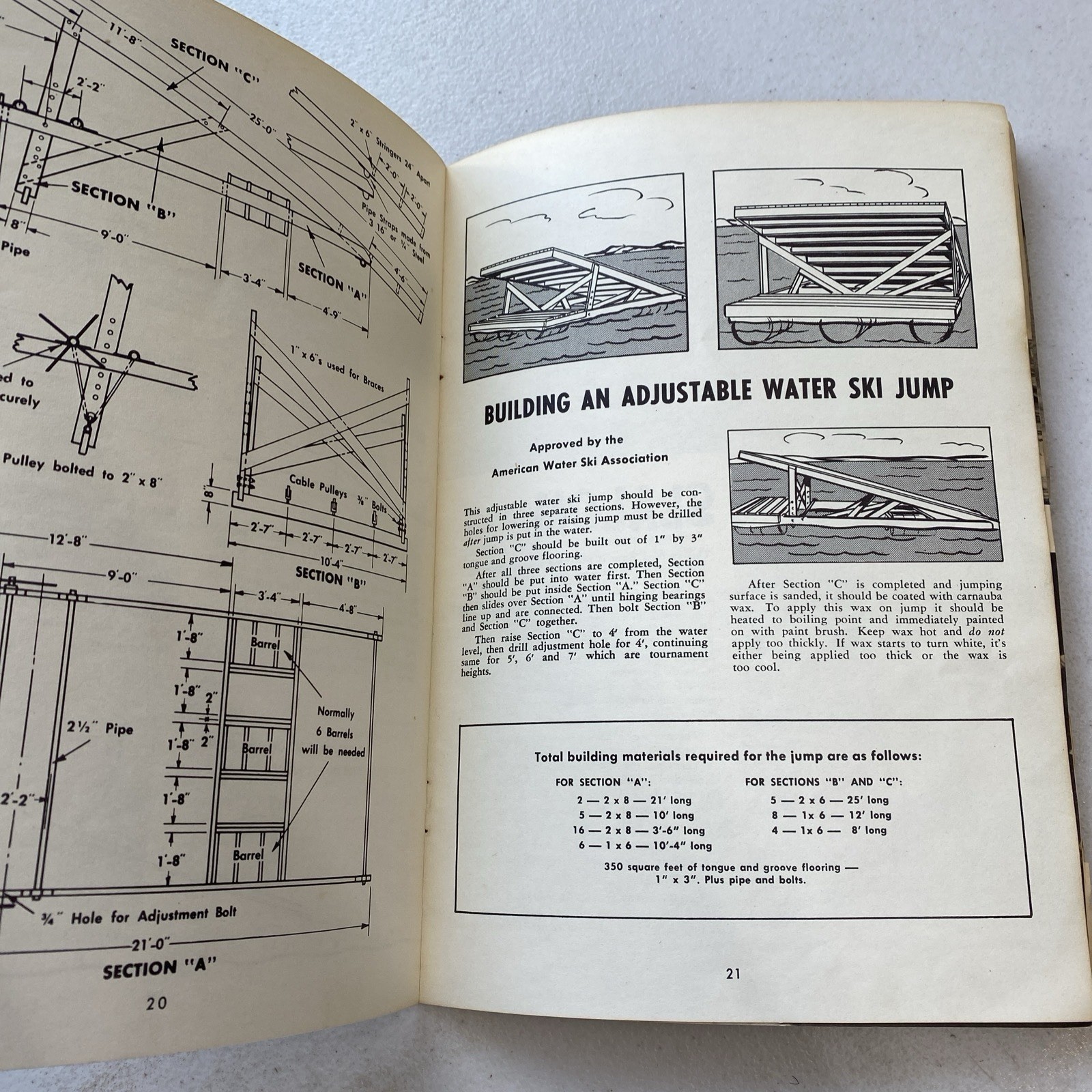 Vintage 1950s Evinrude Water Ski Skiing Book • Guide Tutorial • Bruce Parker