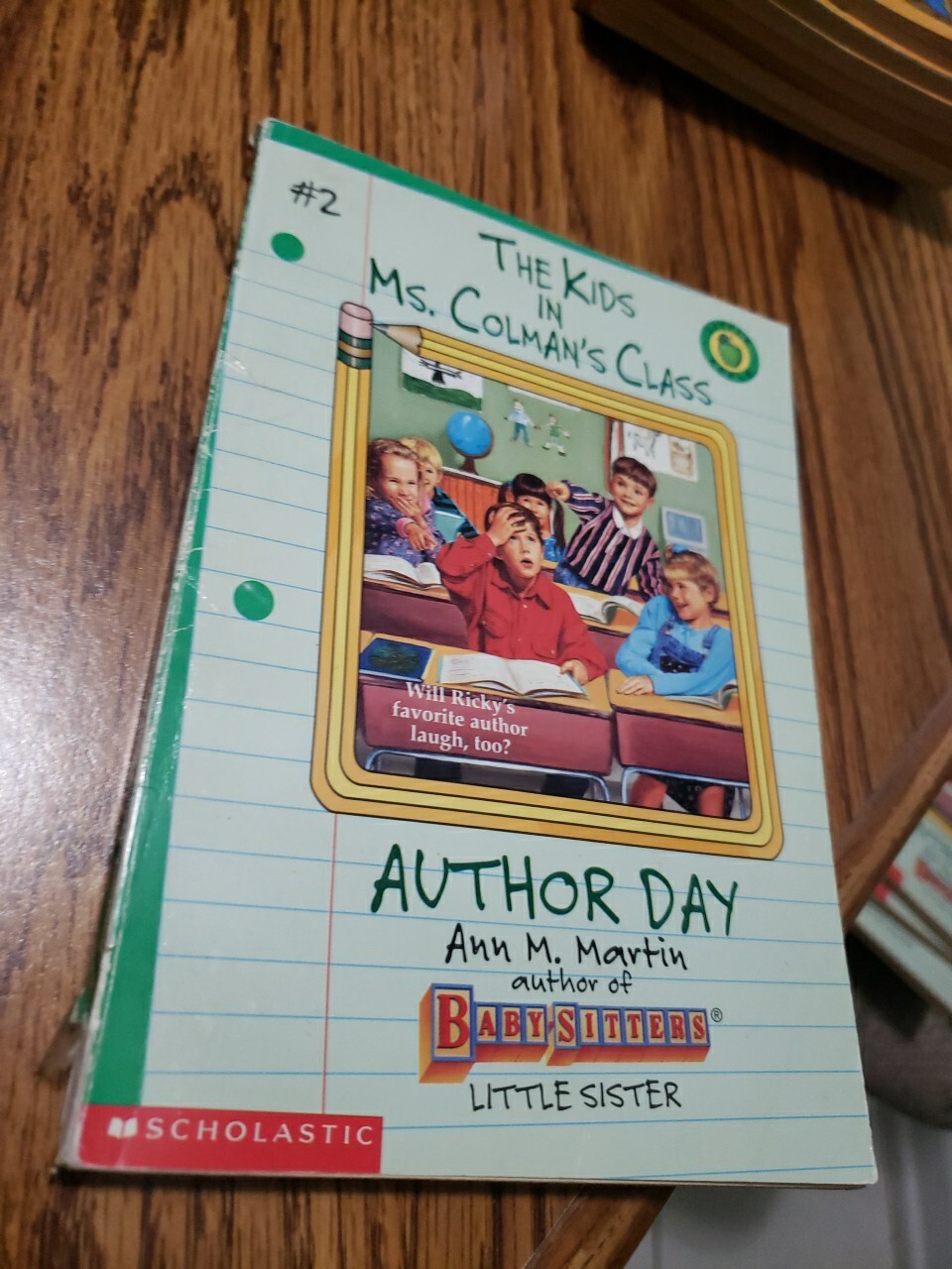 Author Day #2 The Kids In Ms. Colman’s Class By Ann M. Martin 1996 Paperback GC