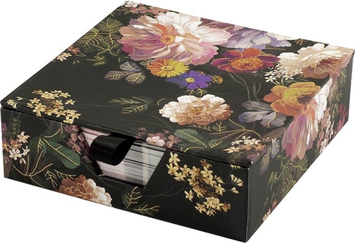 Midnight Floral Desk Notes (Note Pad) (Miscellaneous Print)