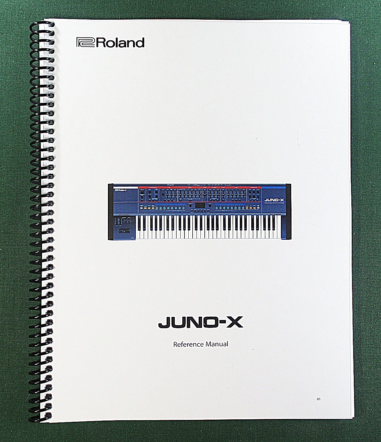 Roland Juno-X Reference Manual: 56 Pages & Protective Covers!