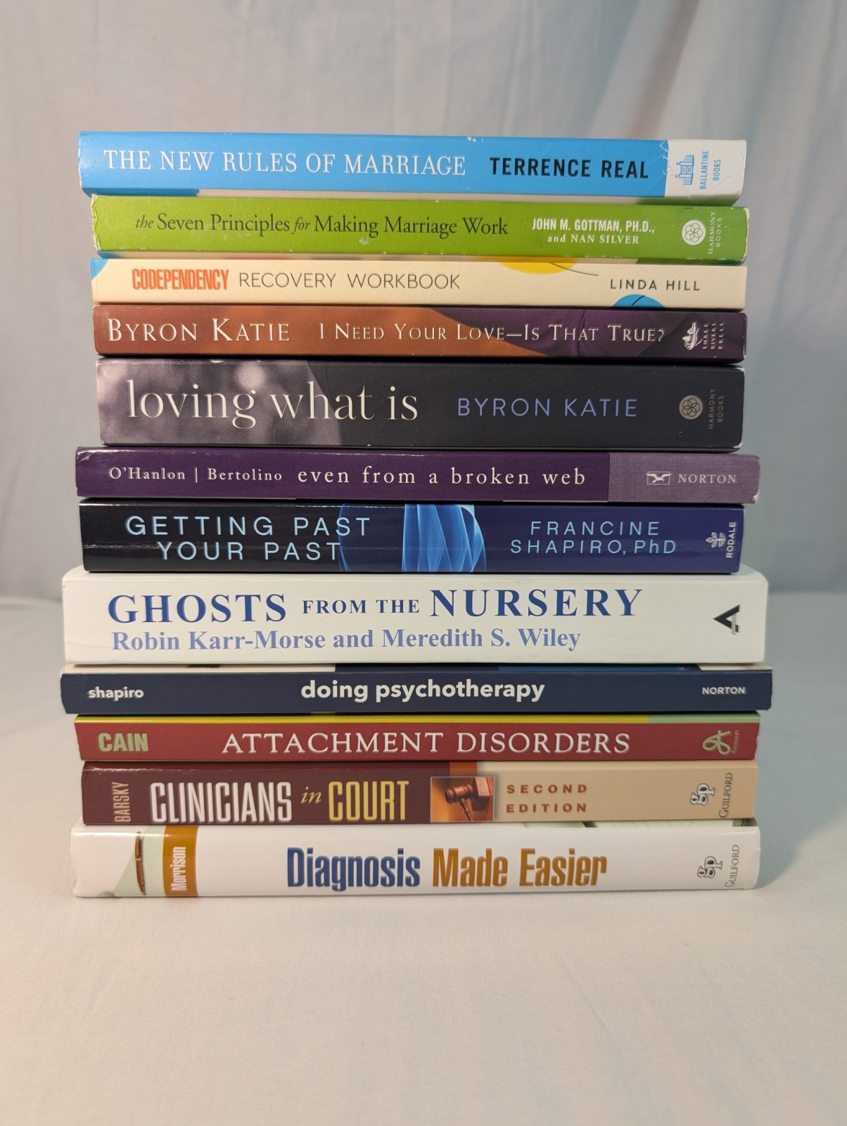 Lot of 12 Marriage Relationship Therapy Psychology Books Gottman Recovery