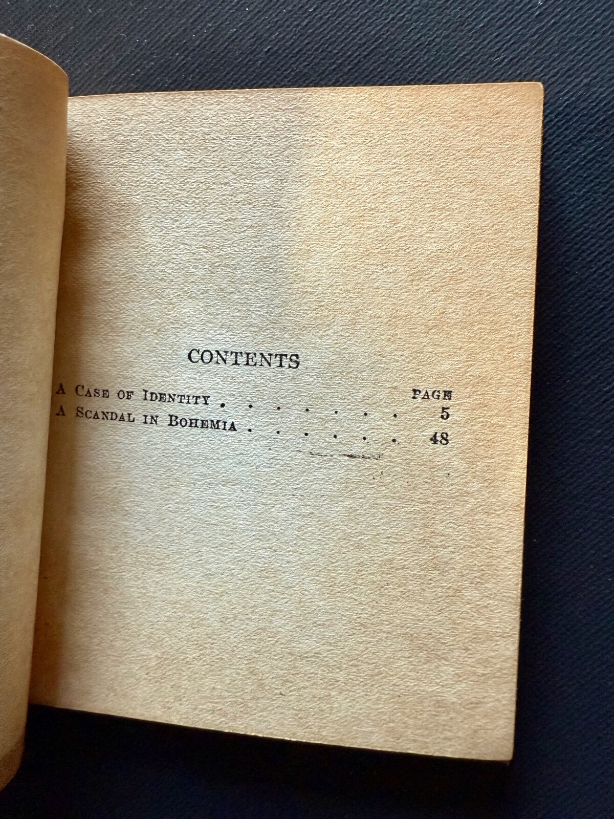 1920s Small Red Book SHERLOCK HOLMES Sir Arthur Conan Doyle Little Leather