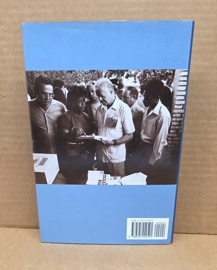 Jimmy Carter President Talking Peace SIGNED HC DJ 1st 3rd