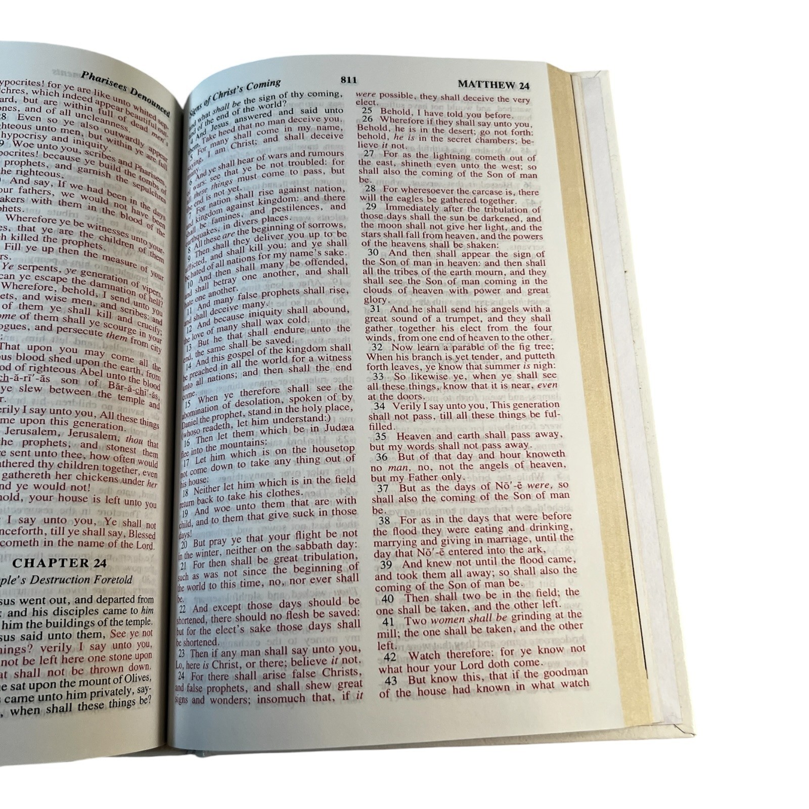 Holy Bible Comfort Edition King James Version White Hardcover KJV