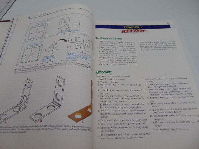 Mechanical Drawing Cad-Communications 12th Edition Text Book McGraw-Hill 1997