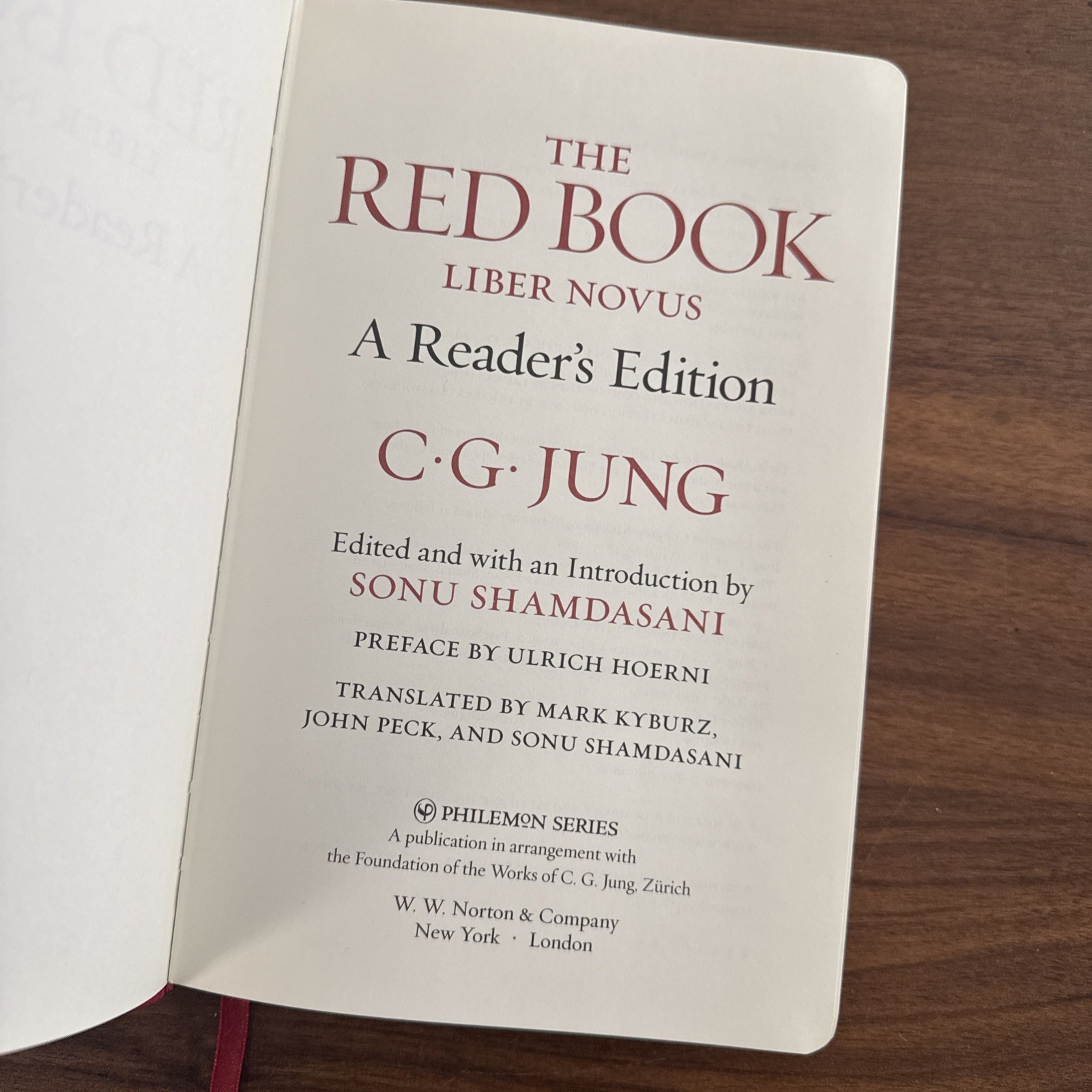 THE RED BOOK LIBER NOVUS: A Reader’s Edition by C. G. Jung 2009