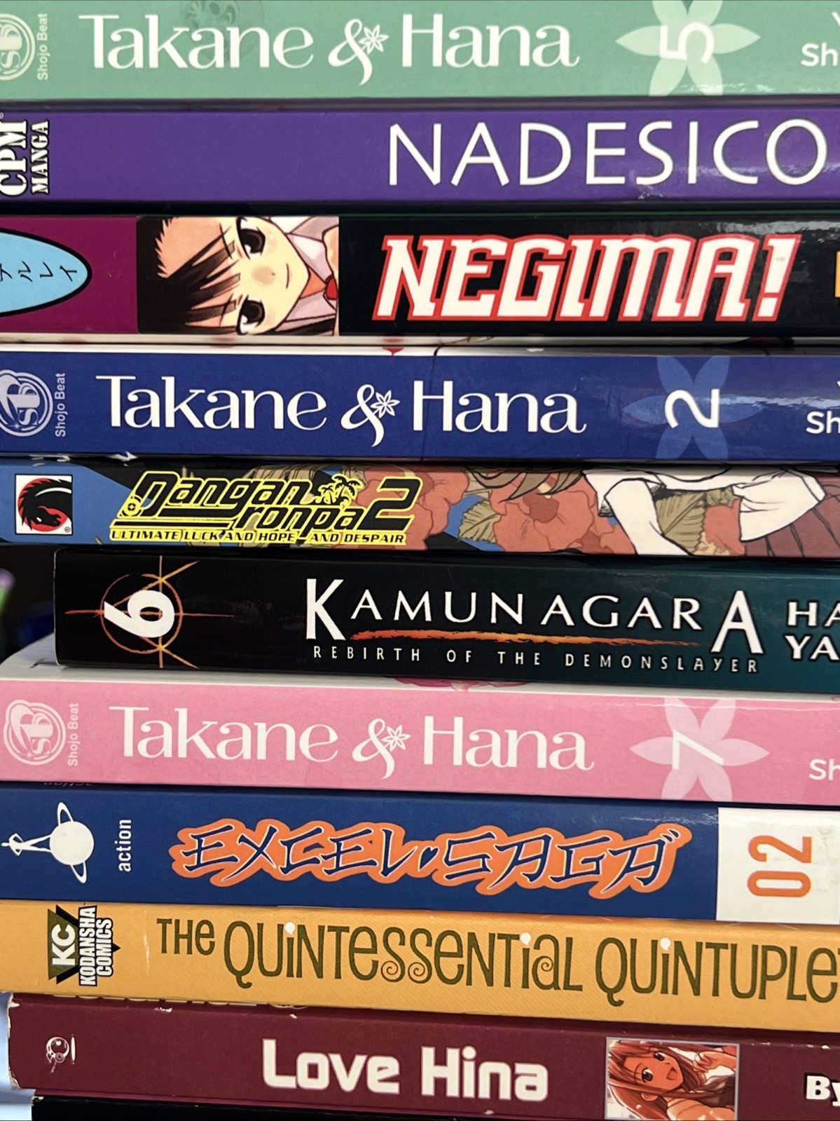 Manga Anime Graphic Collection Lot Of 21 Assorted Titles Volumes Akamatsu Yamada