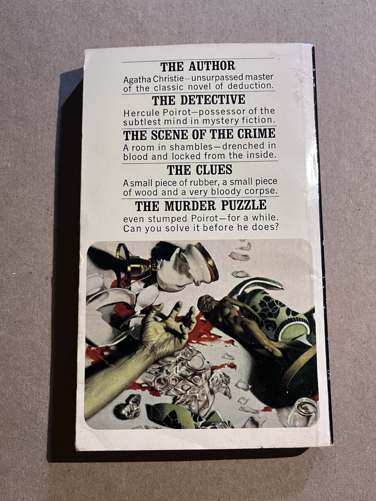 A HOLIDAY FOR MURDER by Agatha Christie vintage 1972 Pocket paperback