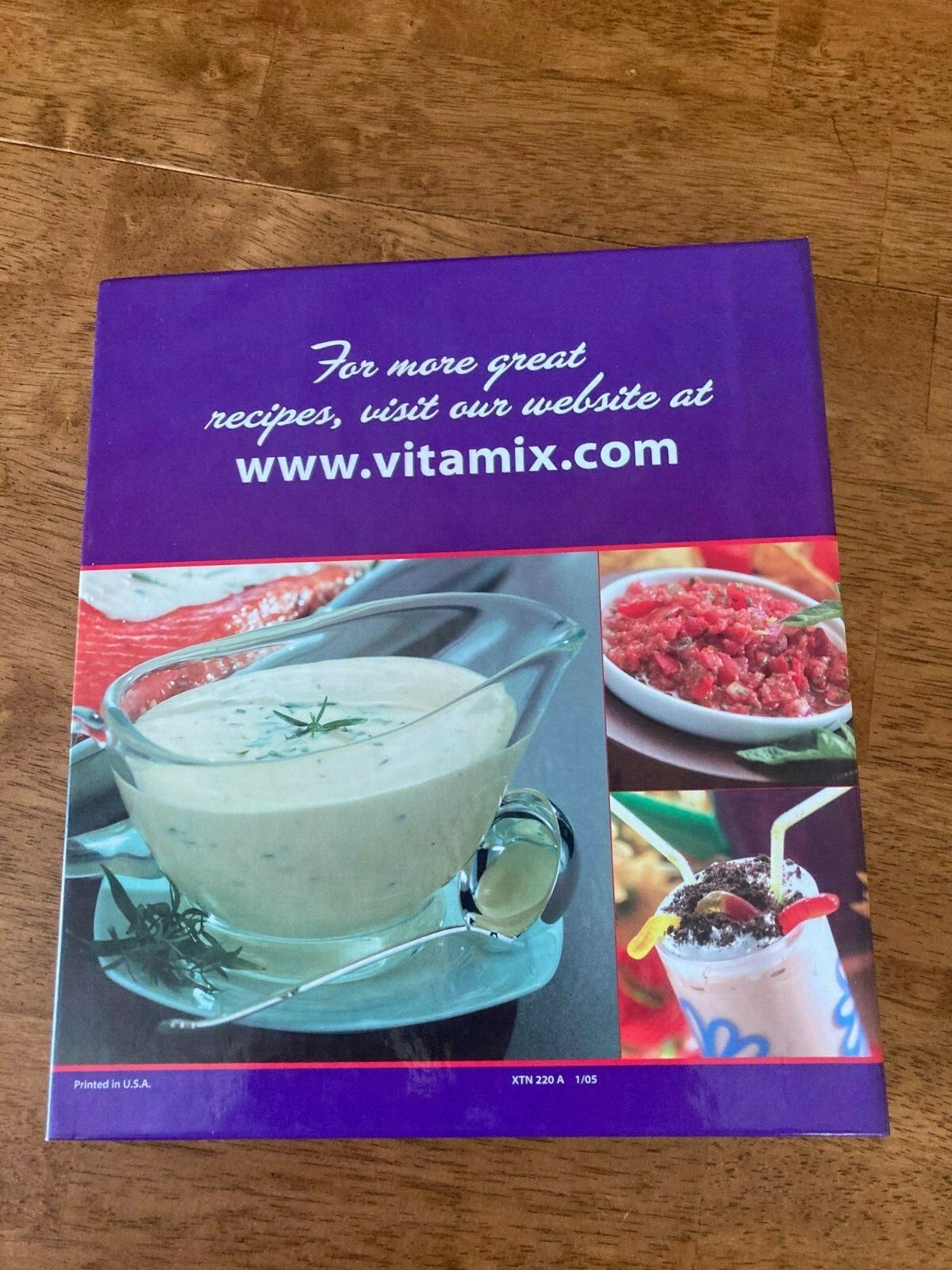 Vita-Mix Whole Food Recipes For Better Living Cookbook 3 Ring Binder Hardcover