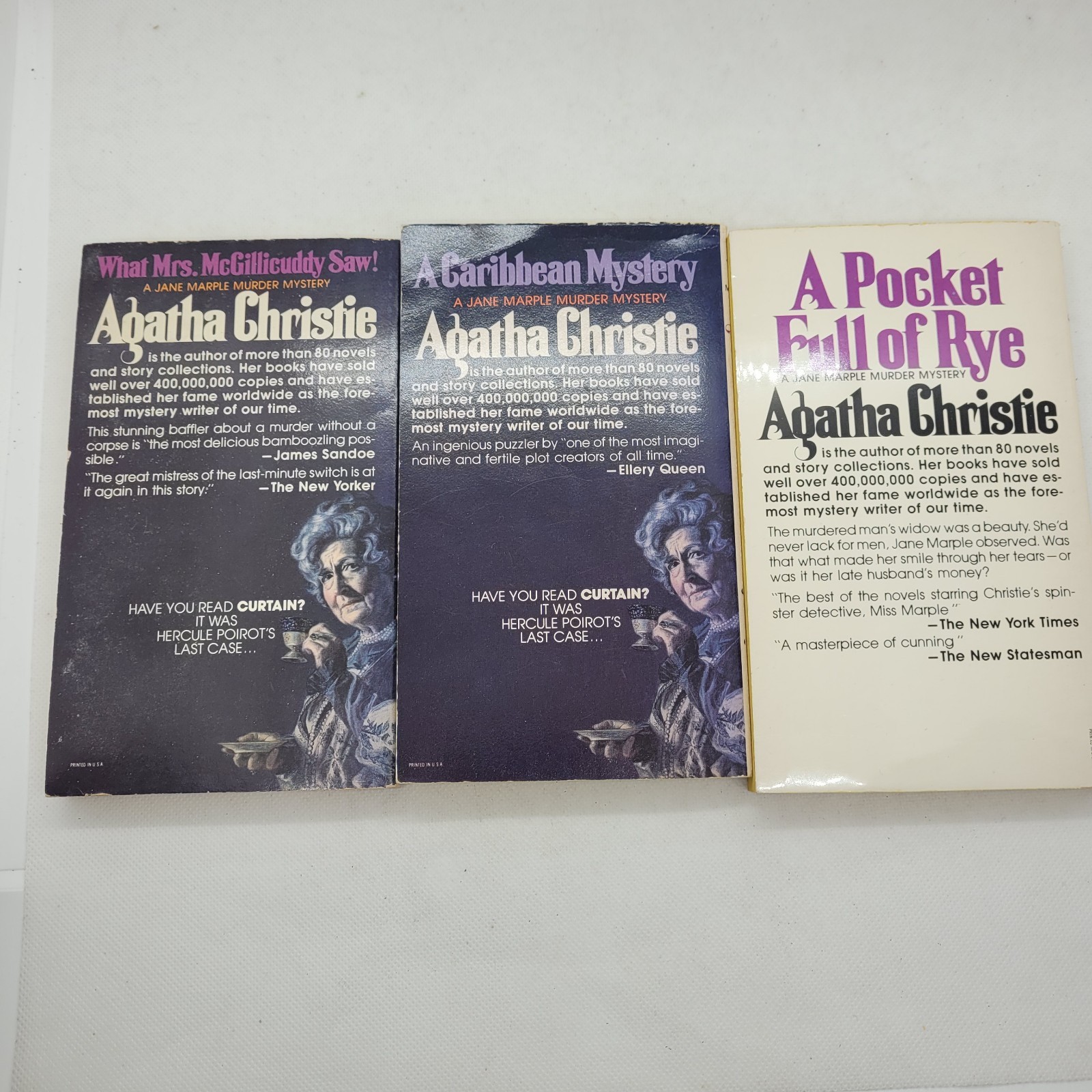 Agatha Christie Book Box Set 5 Great Mysteries Sleeping Murder Death on The Nile