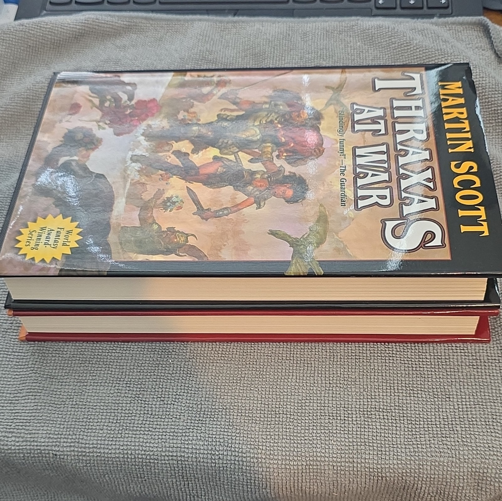 Thraxas at War Martin Scott Hardcover Baen Books 2006 Fantasy Fiction